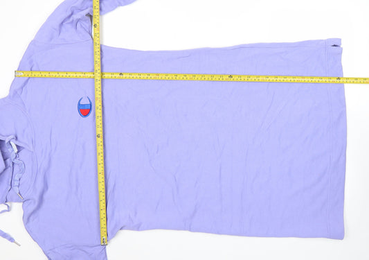 Champion Women’s Purple Tunic Hoodie Dress Size M Long Sleeve