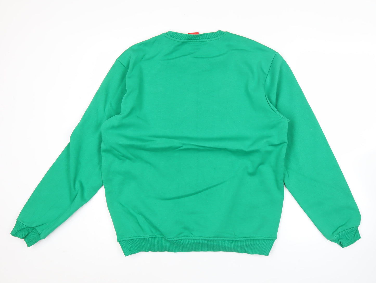 Nike Mens Green XL Pullover Sweatshirt Crew Neck Logo Sportswear