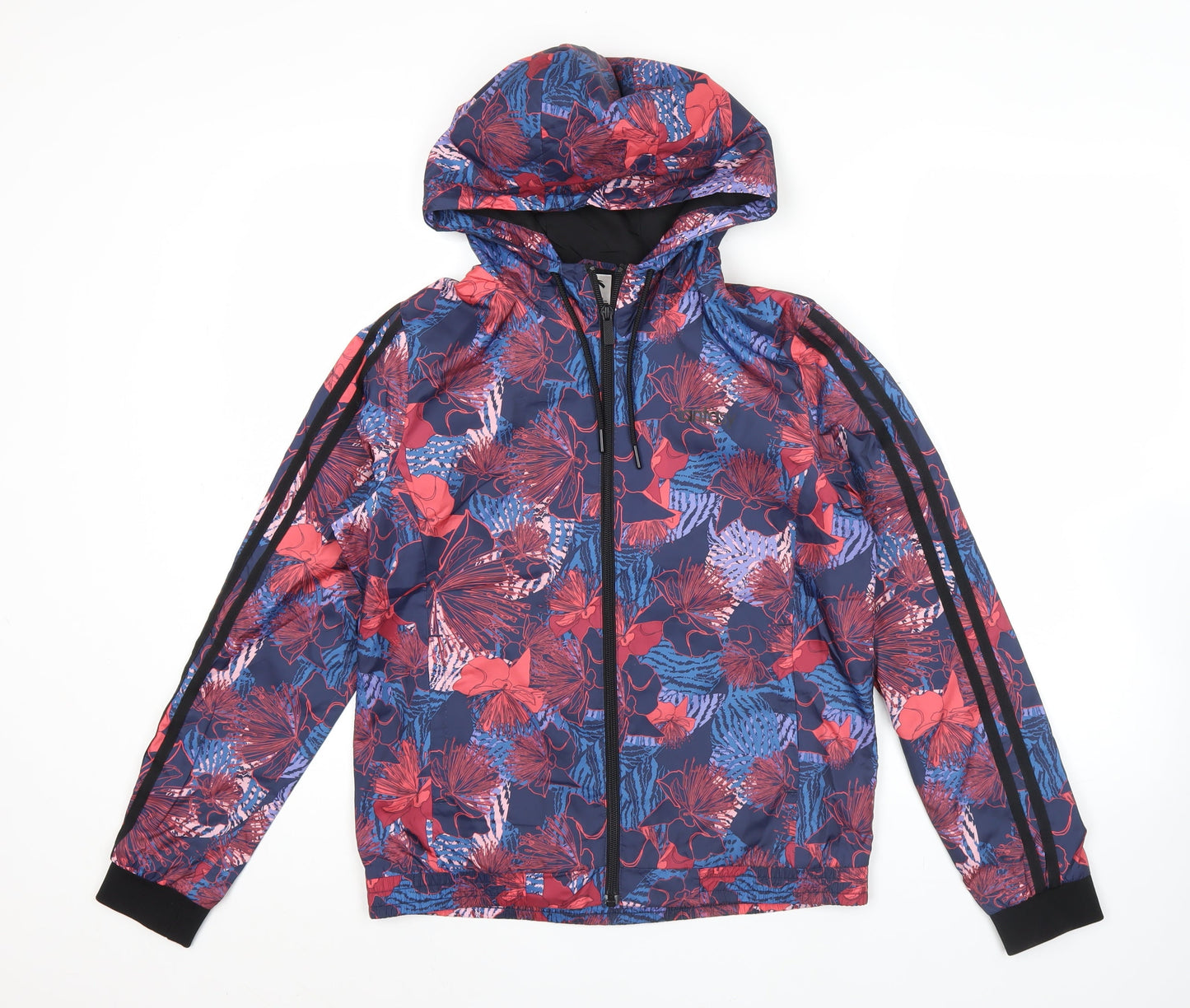 Anta Womens Multicoloured Floral Windbreaker Jacket Size 10