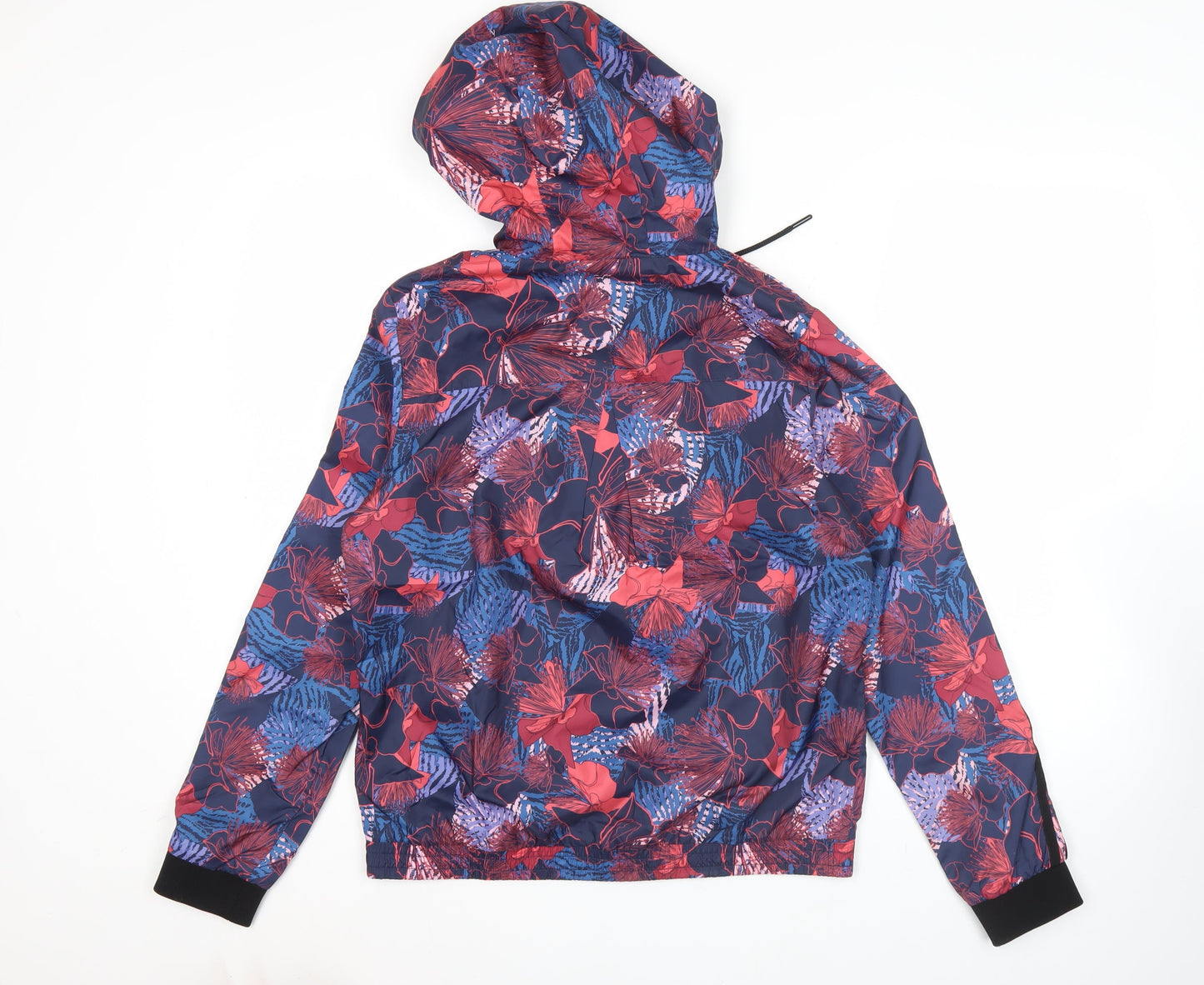 Anta Womens Multicoloured Floral Windbreaker Jacket Size 10
