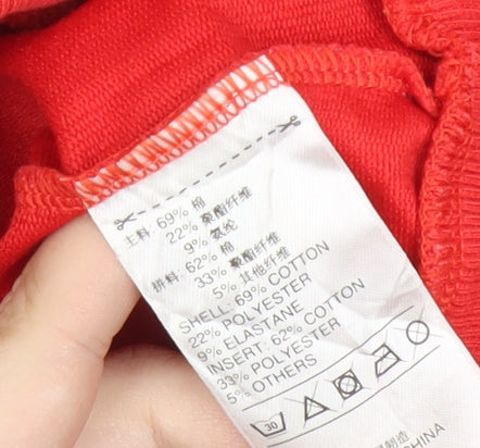 Adidas Men’s Red Grey Track Jacket S Regular Fit Full Zip