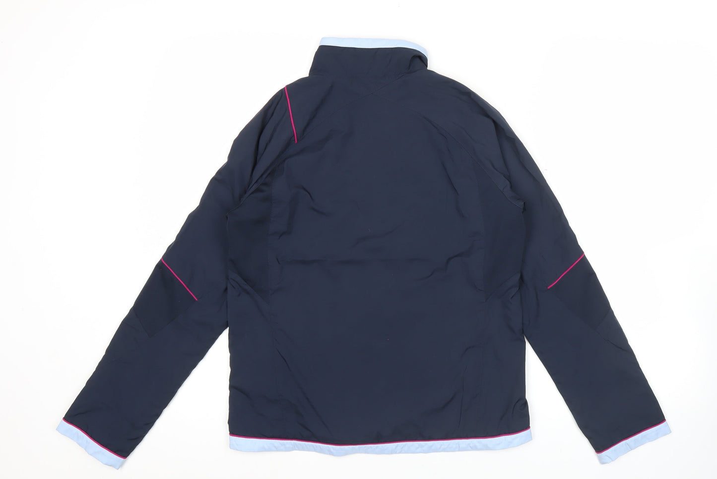 Nike Womens Blue XS Track Jacket Slim Fit Activewear Polyester