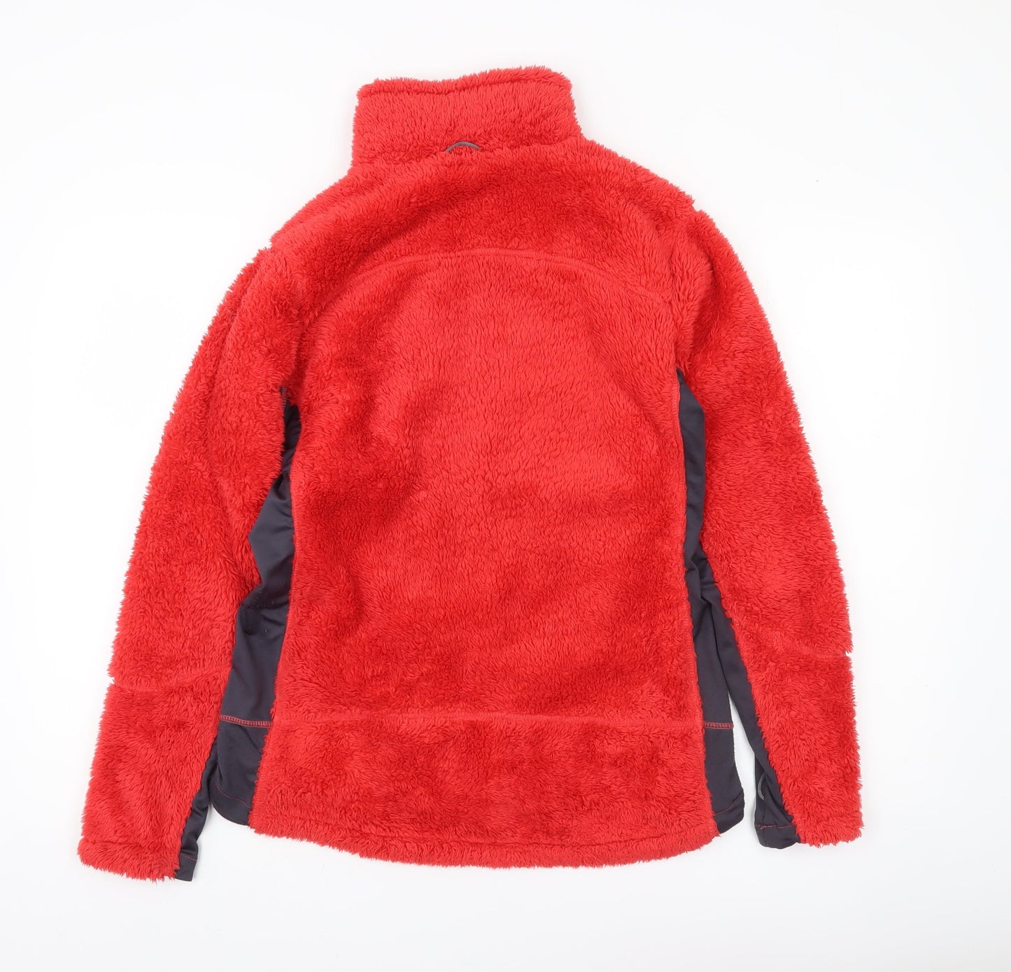 TOG24 Women’s Red Fleece Jacket Size 10-12 Full Zip Warm Winter Coat