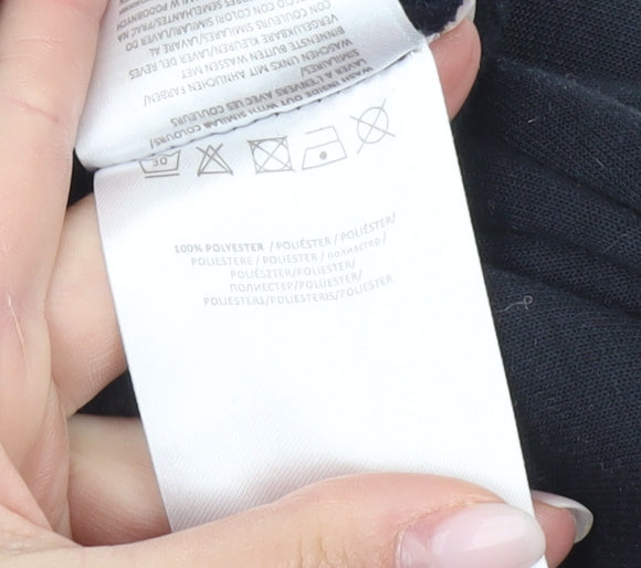 Brave Soul Men's Black Joggers Large Polyester Casual Trousers