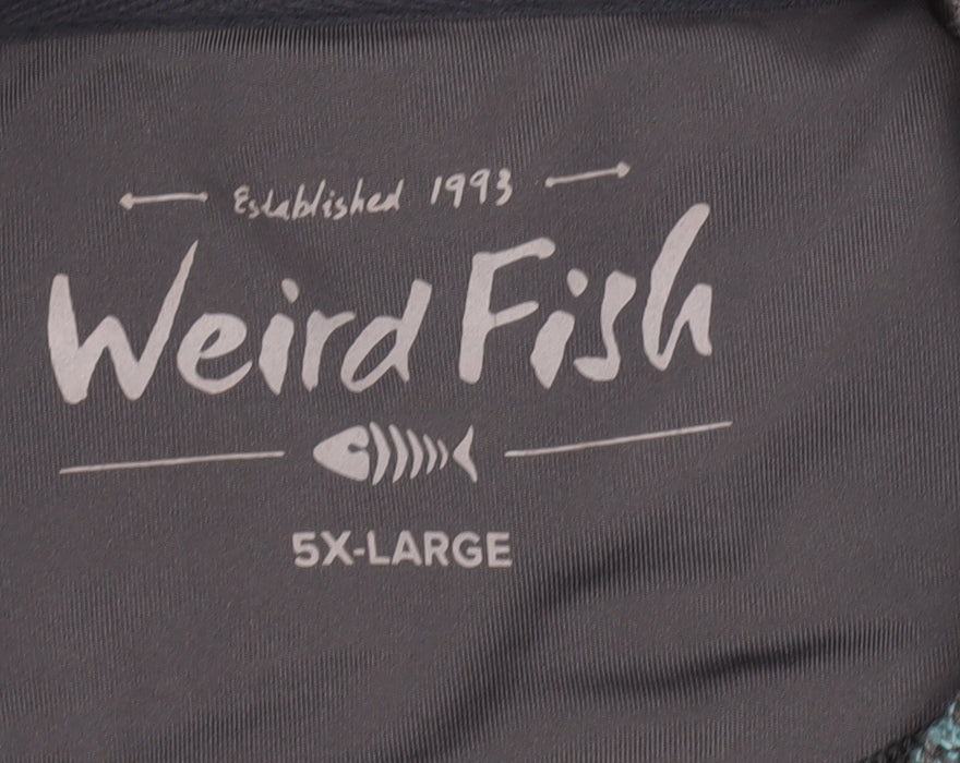 Weird Fish Men’s Green 5XL Fleece Jacket Full Zip Casual Outdoor