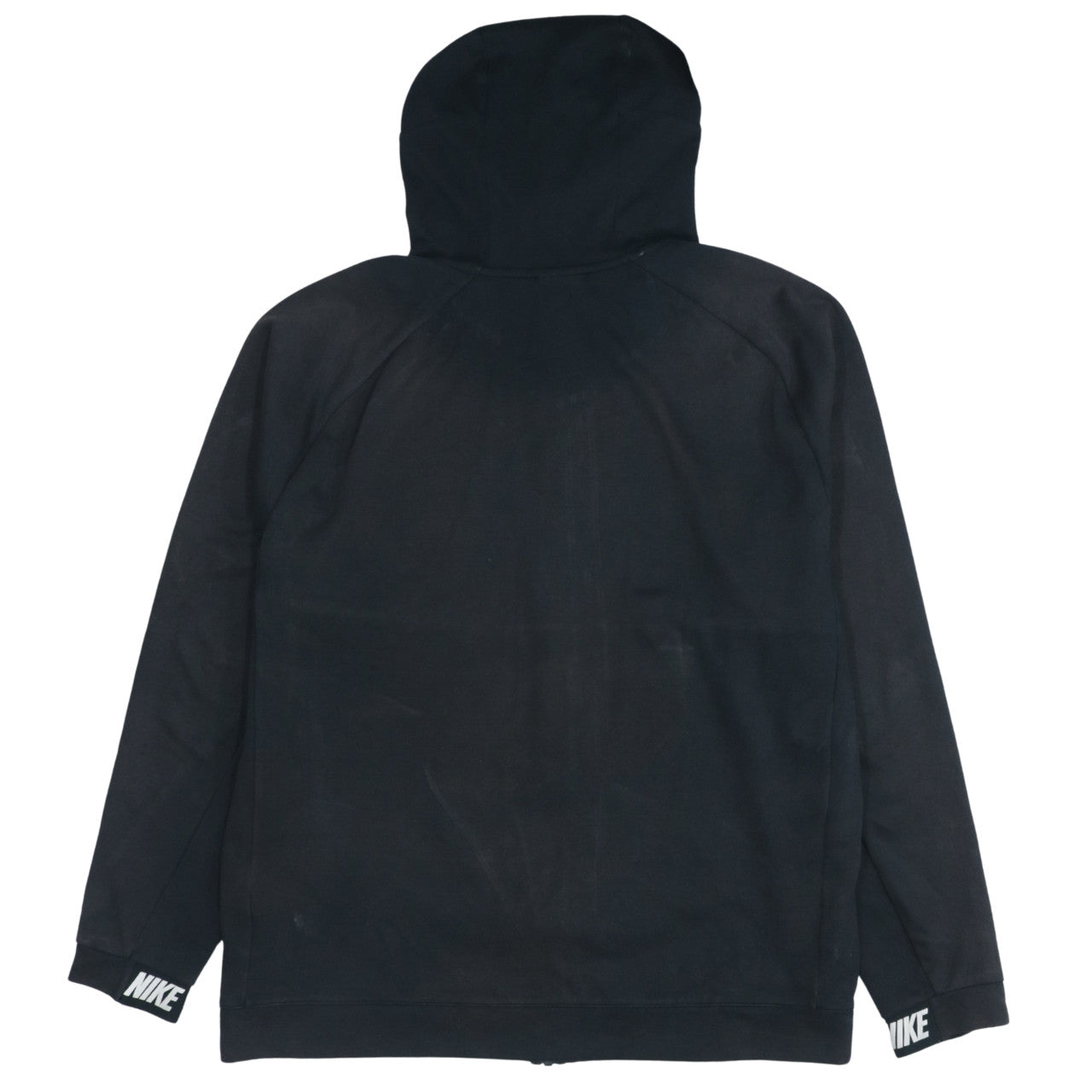 Nike Mens Black XL Full Zip Hoodie Sweatshirt Logo Hooded Jacket