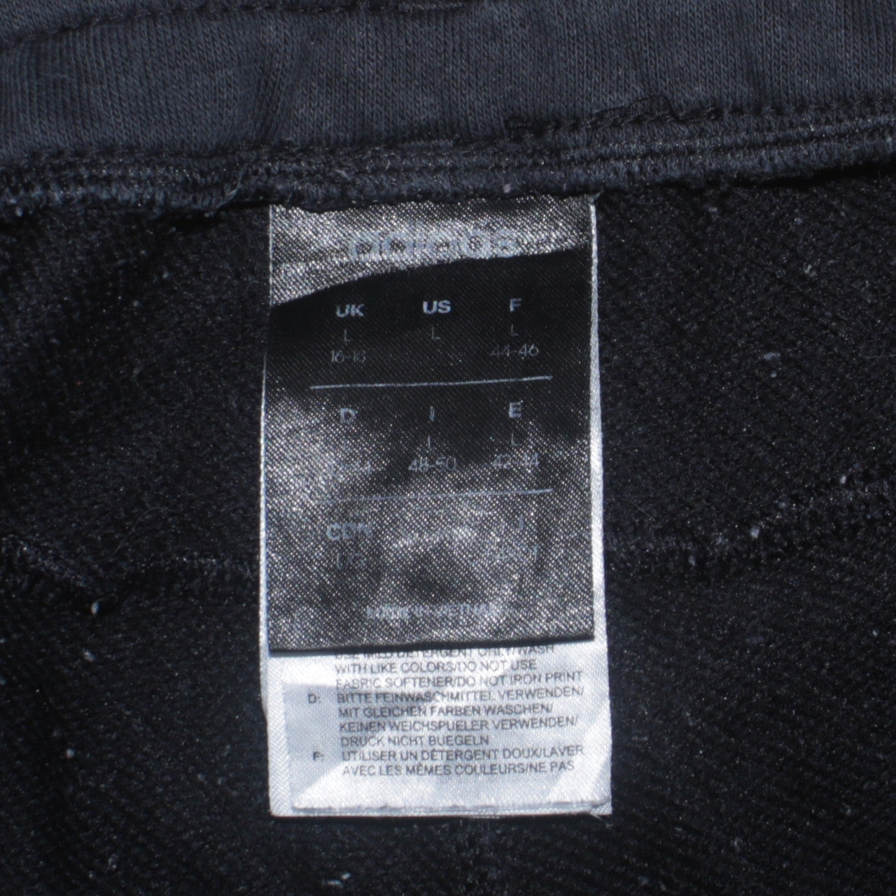 Adidas Women’s Black Jogger Trousers L Regular Cotton Blend