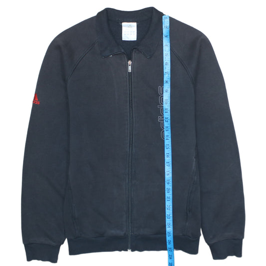 Adidas Mens Black Full Zip Sweatshirt Jacket Size M Sportswear