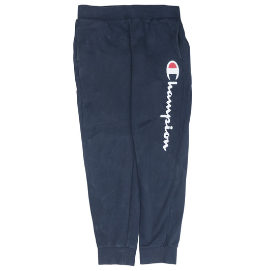 Champion Mens Blue Jogger Sweatpants L Regular Cotton Blend