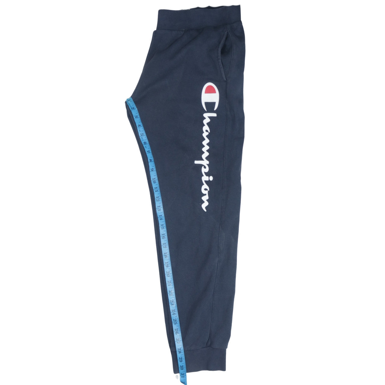 Champion Mens Blue Jogger Sweatpants L Regular Cotton Blend