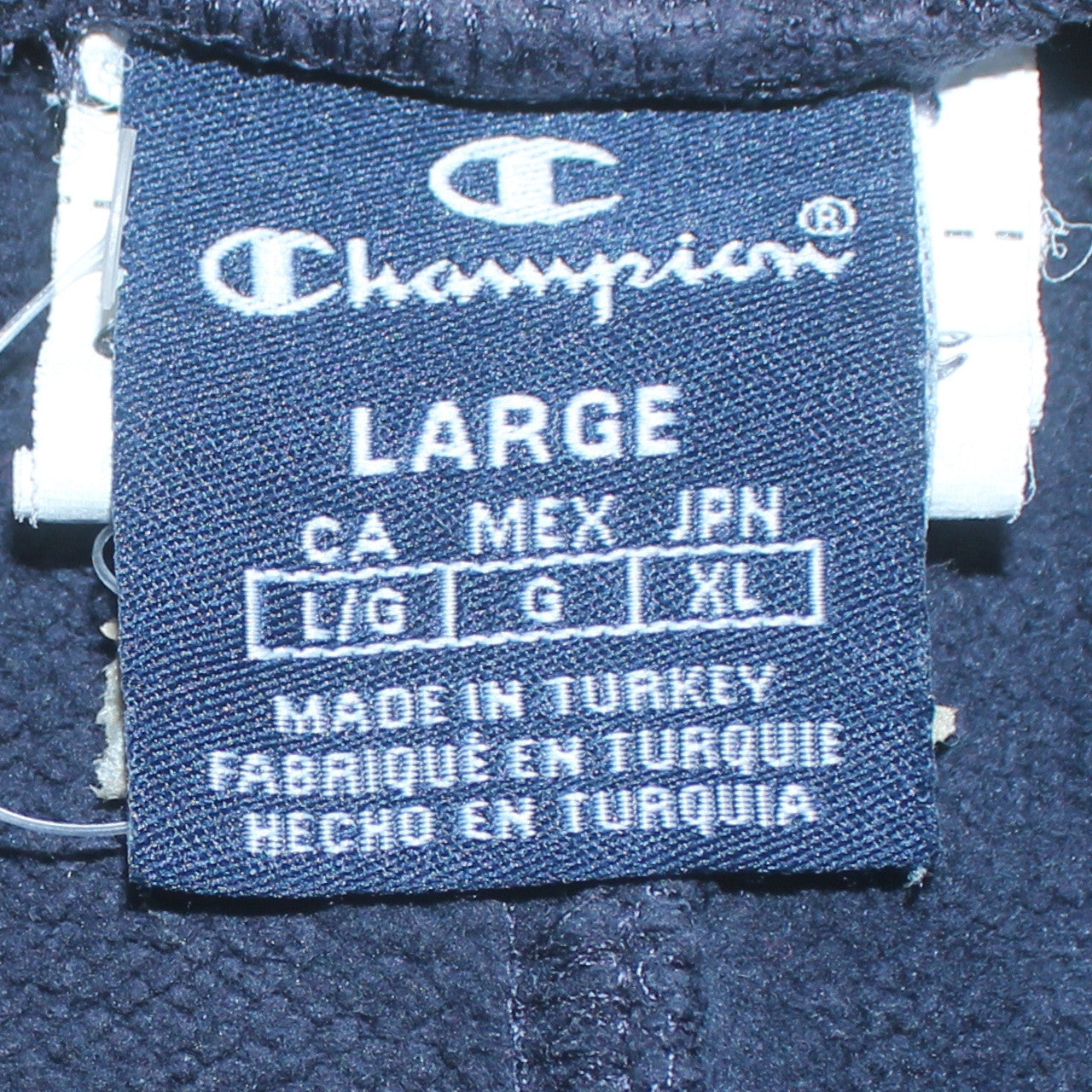 Champion Mens Blue Jogger Sweatpants L Regular Cotton Blend