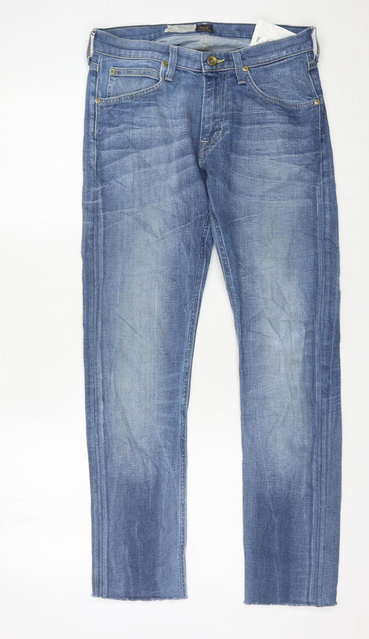 Lee Men's Blue Slim Straight Jeans W29 L32 Luke Denim