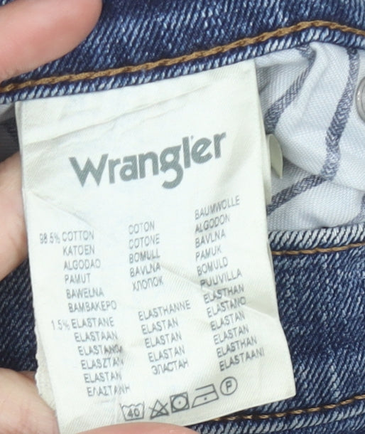 Wrangler Men's Blue Slim Skinny Jeans W29 L32 Larston