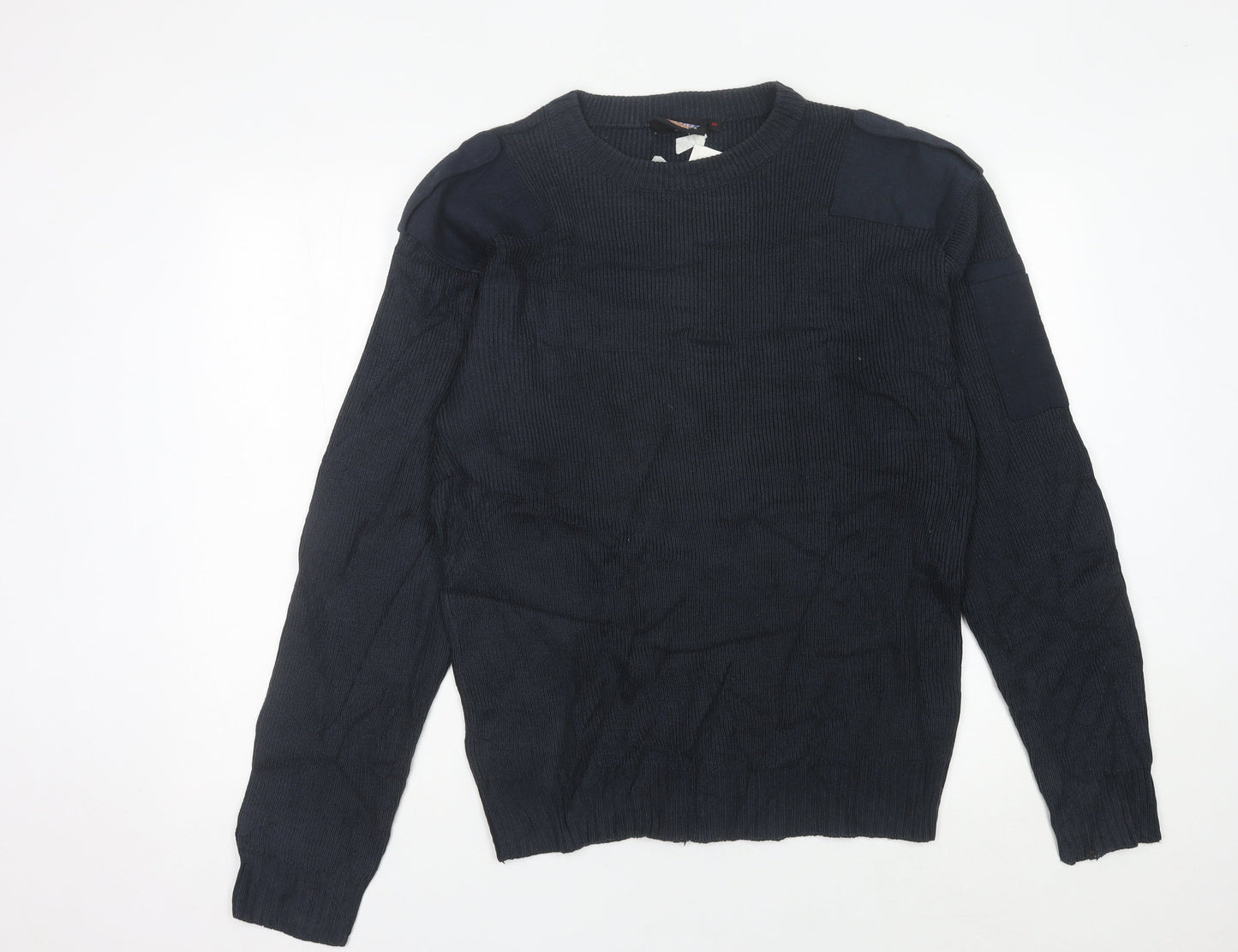 Dickies Men’s Blue Medium Crew Neck Pullover Work Jumper