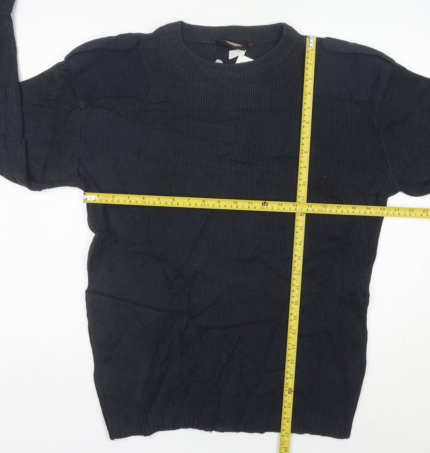 Dickies Men’s Blue Medium Crew Neck Pullover Work Jumper