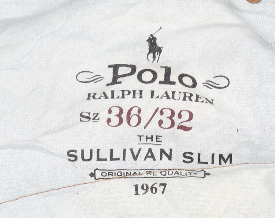 Polo Ralph Lauren Men’s Blue Slim Straight Jeans 36x32