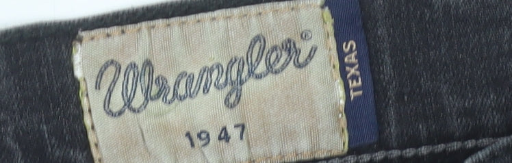 Wrangler Men's Black Straight Leg Denim Jeans W34 L36 Stretch