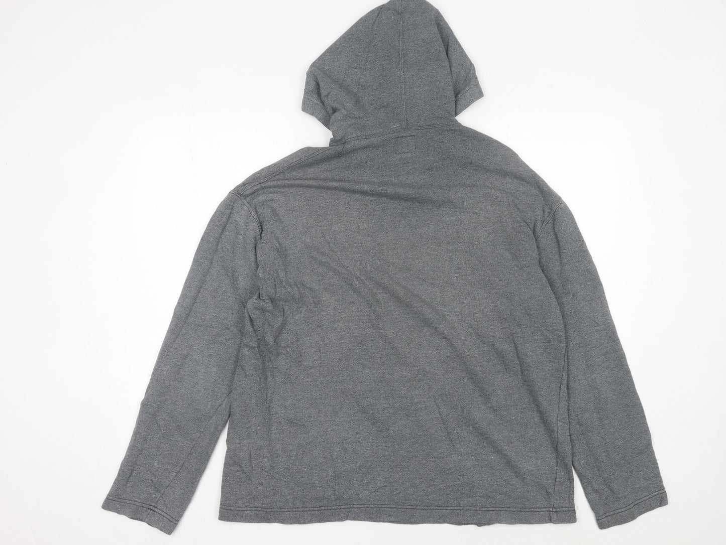 Calvin Klein Jeans Men’s Grey Pullover Hoodie Size L Logo Pocket