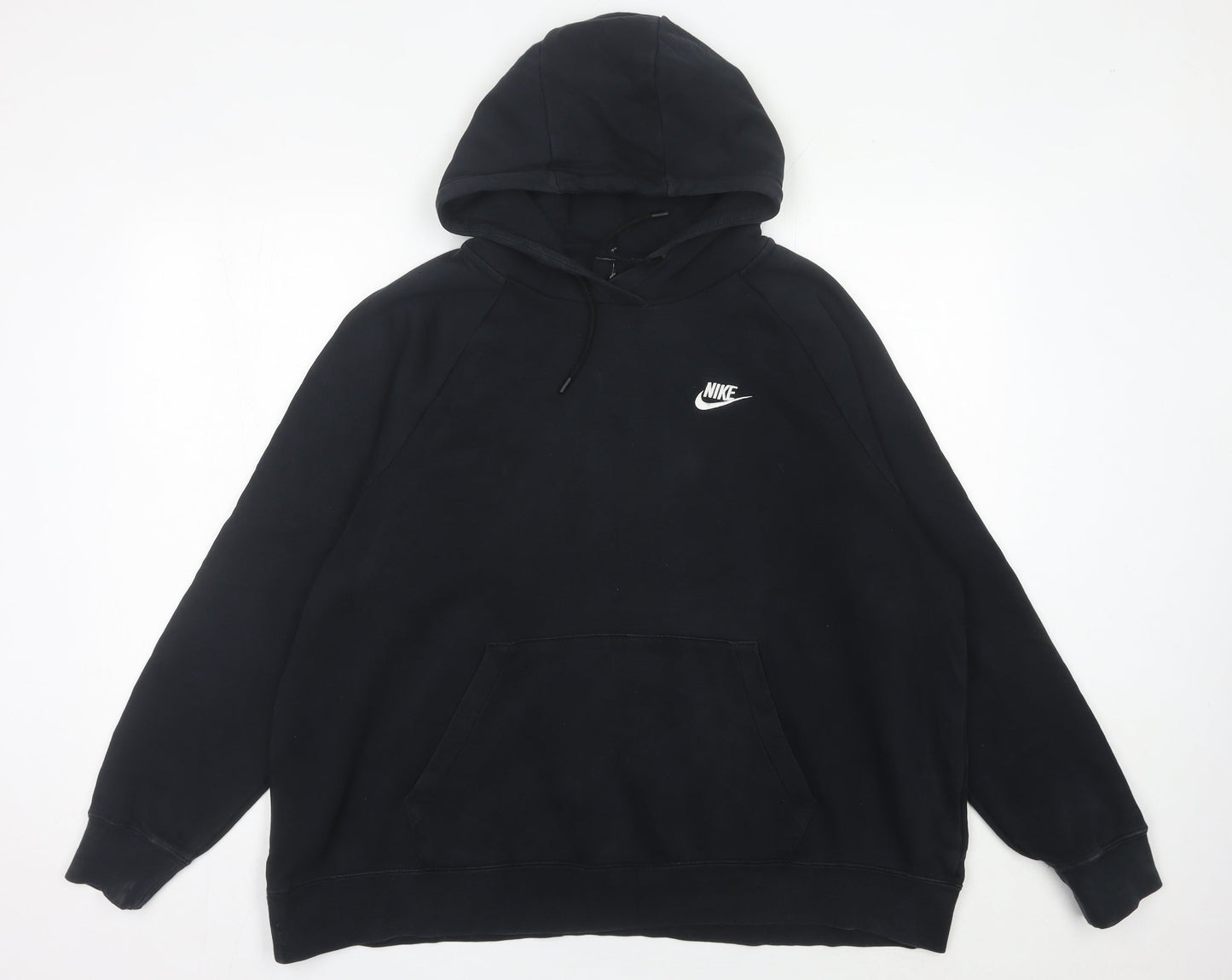 Nike Men’s Black Pullover Hoodie XL Logo Sportswear Fleece