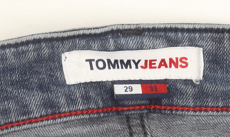 Tommy Jeans Men’s Blue Slim Straight Denim Jeans W29 L32