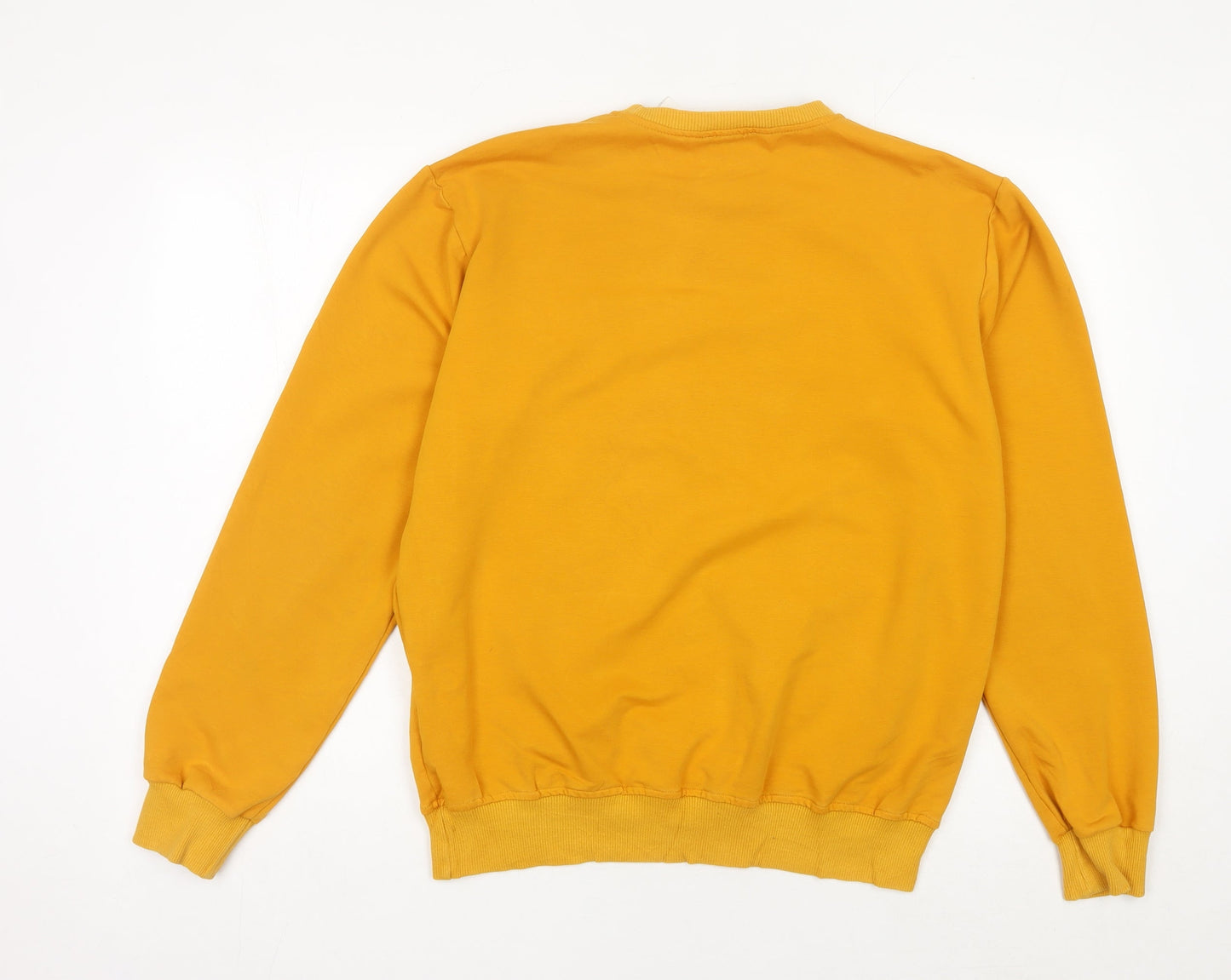 Nike Men’s Yellow 2XL Pullover Sweatshirt Crew Neck Long Sleeve