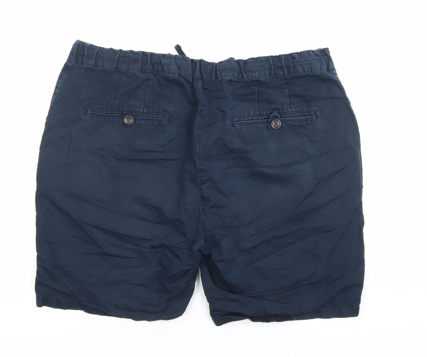 Jack & Jones Men’s Blue Chino Shorts Size 38 Elastic Waist