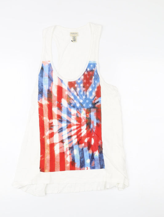 Ralph Lauren Women’s Multicoloured USA Flag Tank Top Size S Cotton