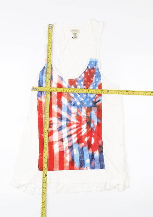 Ralph Lauren Women’s Multicoloured USA Flag Tank Top Size S Cotton