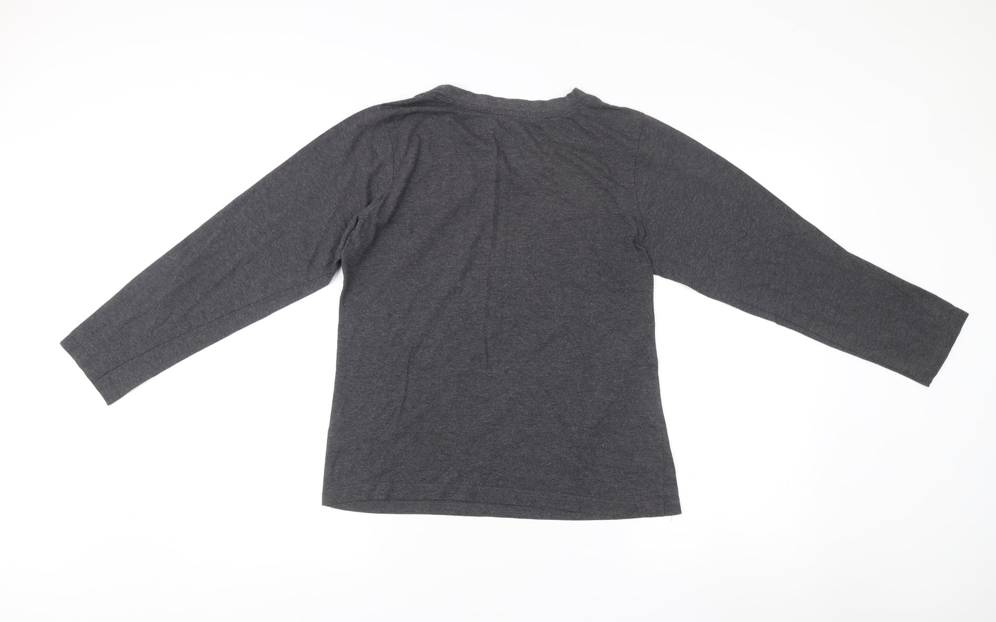 Harry Potter Womens Grey Long Sleeve T-Shirt Size 10 Mischief Managed