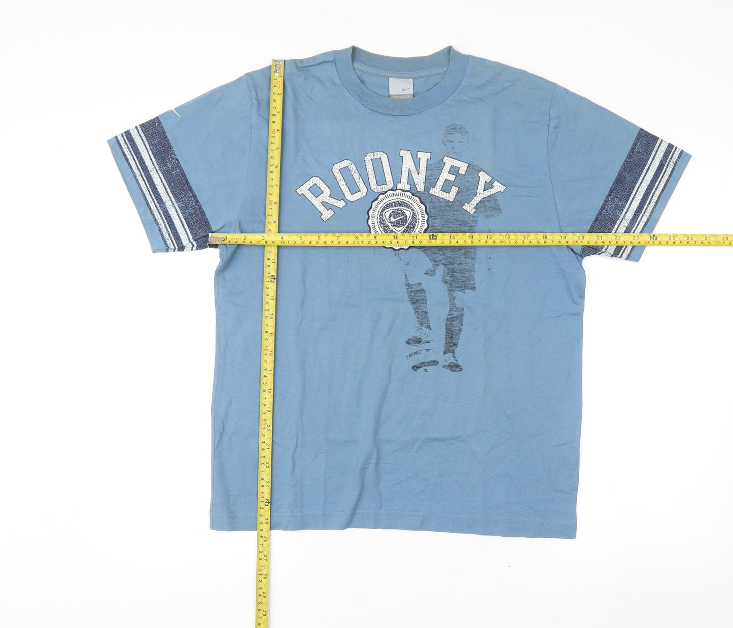 Nike Men’s Blue Rooney Football Jersey T-Shirt Size M Graphic Print