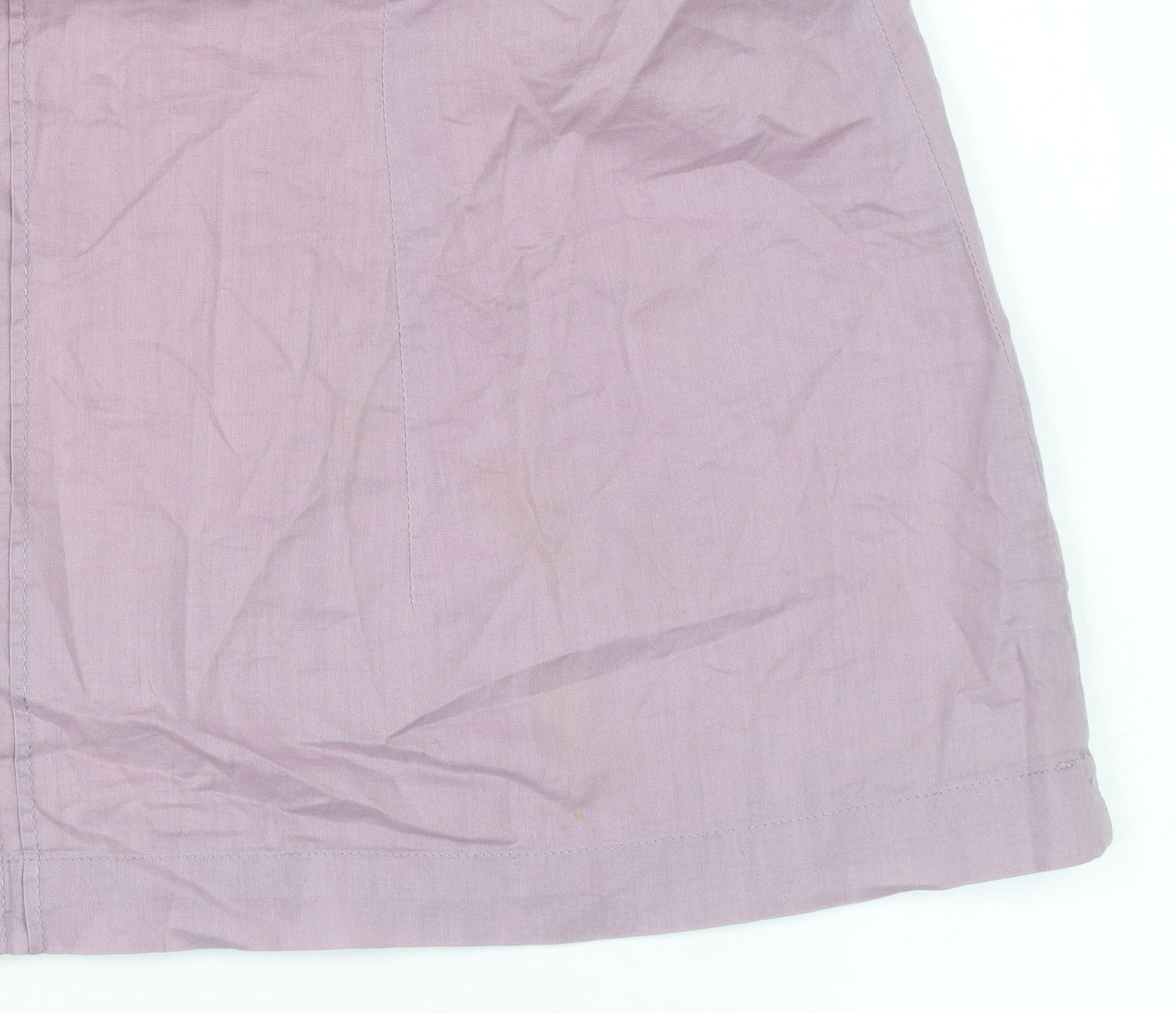Next Womens Purple Sleeveless Cotton Tunic Blouse Size 14