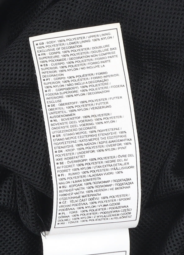 Nike Men’s Black L Hooded Windbreaker Jacket Full Zip Sportswear