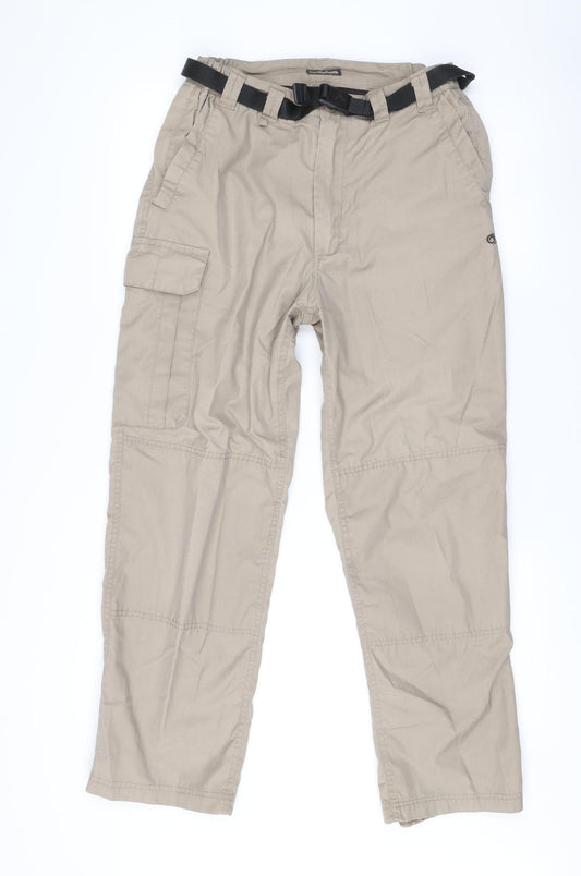 Craghoppers Mens Beige Cargo Trousers S 30in Waist Regular Fit