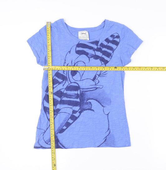 Disney MNGjeans Womens Blue T-Shirt Size 12 Cartoon Print
