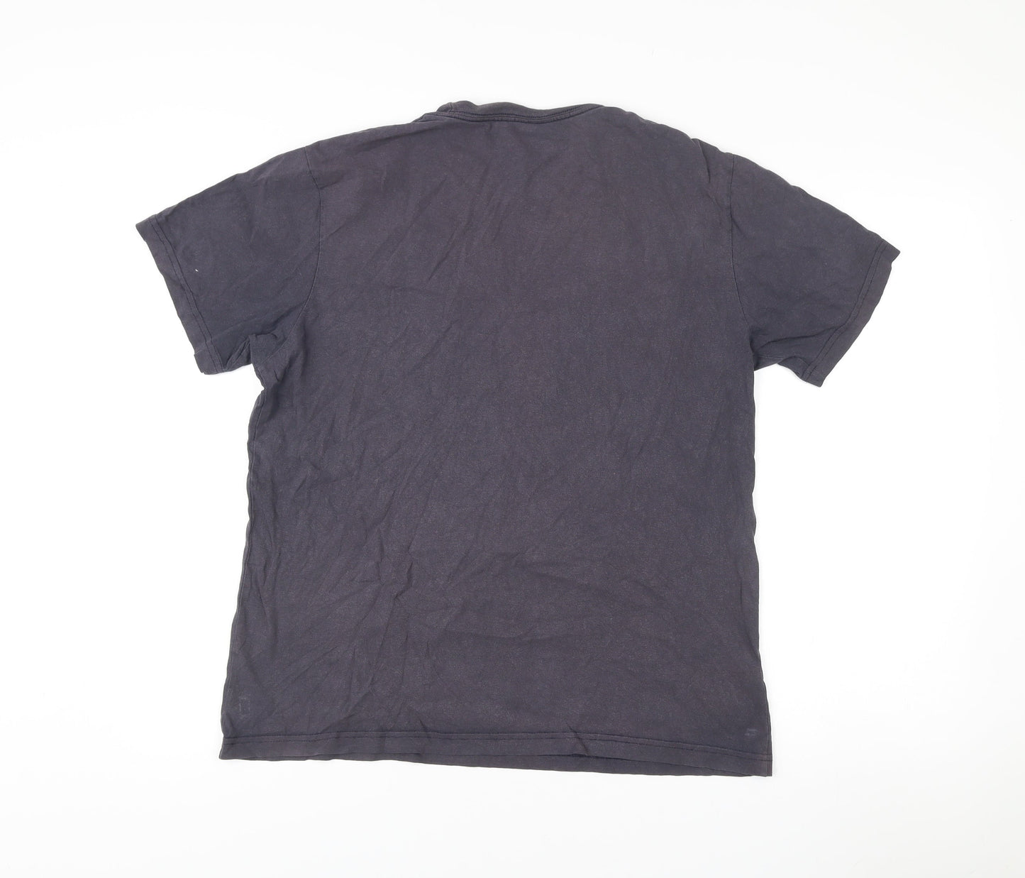 Eddie Bauer Mens Black Graphic Outdoor Cotton T-Shirt Size M