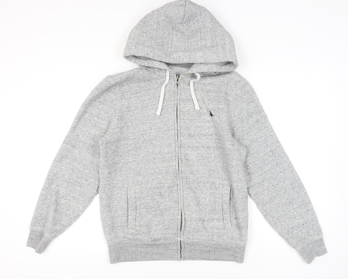 Jack Wills Men’s Grey Full Zip Hoodie Size M Regular Fit