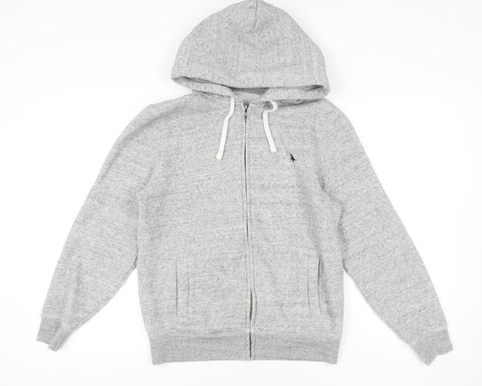 Jack Wills Men’s Grey Full Zip Hoodie Size M Regular Fit