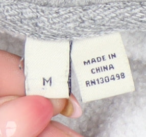 Jack Wills Men’s Grey Full Zip Hoodie Size M Regular Fit