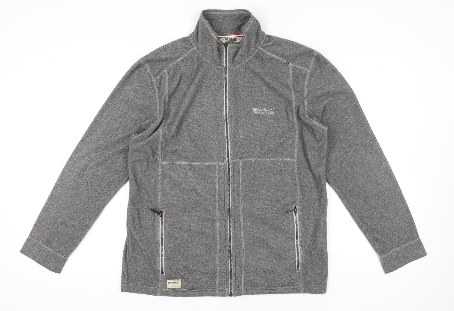 Regatta Men’s Grey Full Zip Lightweight Fleece Jacket L 44in