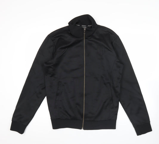 Kappa Mens Black Track Jacket Size M Regular Fit Italia Sportswear