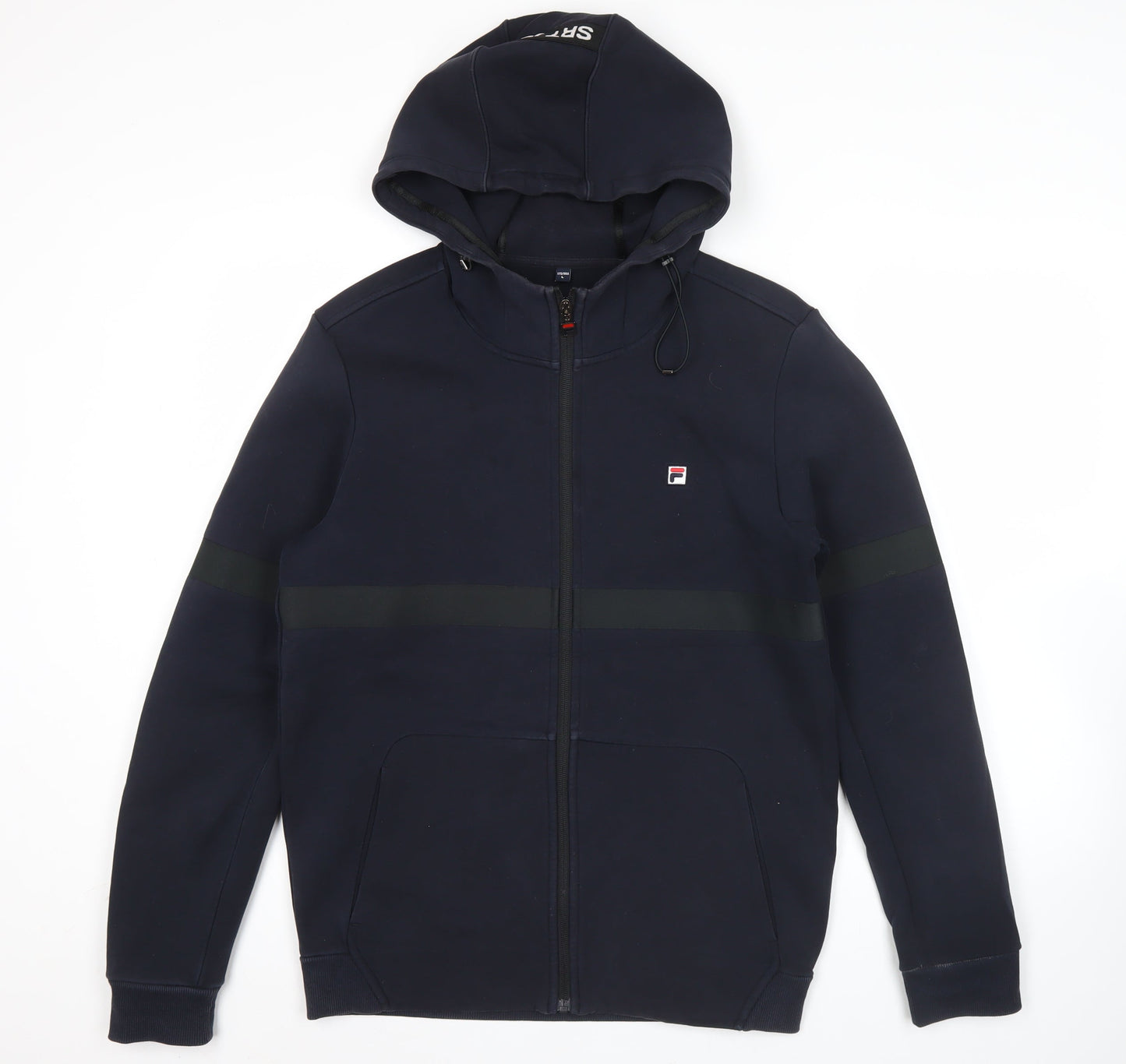 Fila Men's Blue Full Zip Hoodie Size M Regular Fit Sportswear