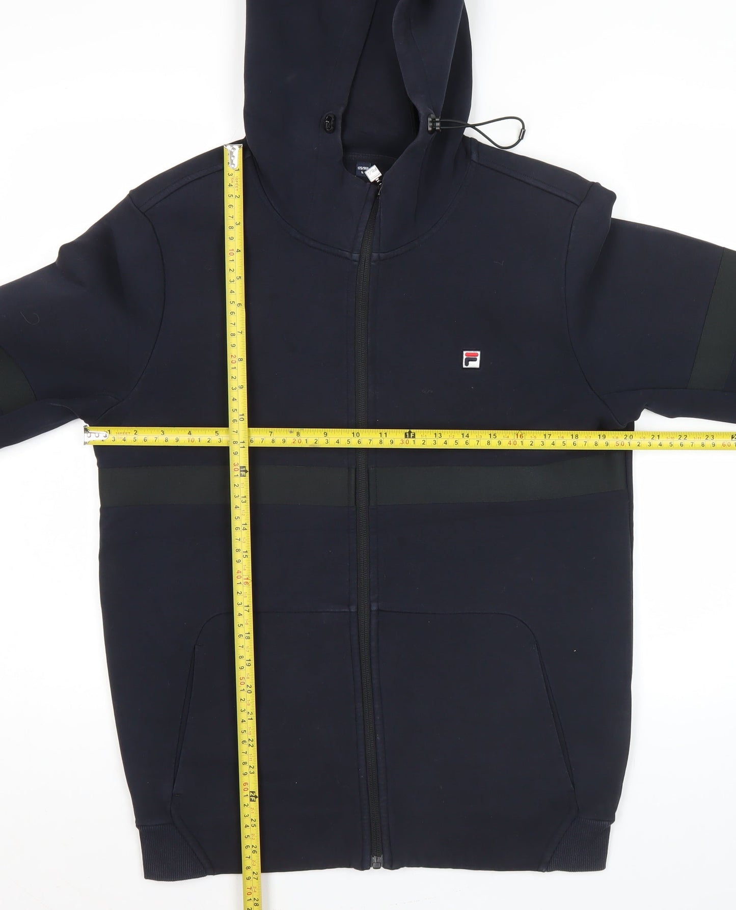 Fila Men's Blue Full Zip Hoodie Size M Regular Fit Sportswear