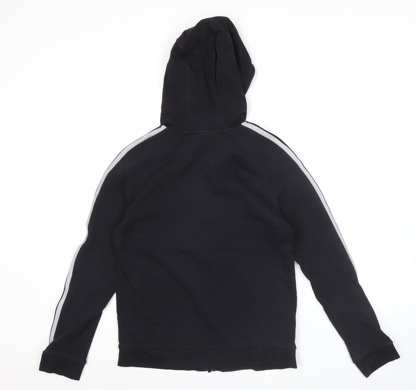 Fila Men’s Black XS Full Zip Hoodie with Logo & Pockets