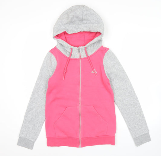Womens UK 8 Regular adidas Multicoloured Full Zip Hoodie