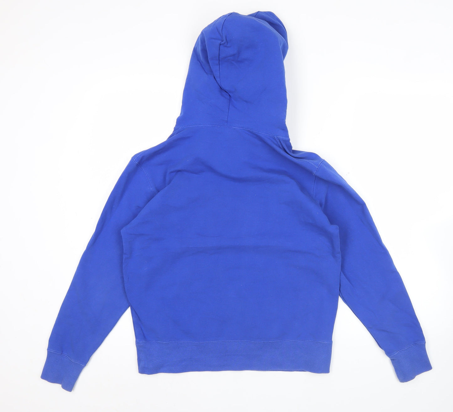 Champion Men’s Blue Hoodie Small Pullover Logo Fleece Long Sleeve