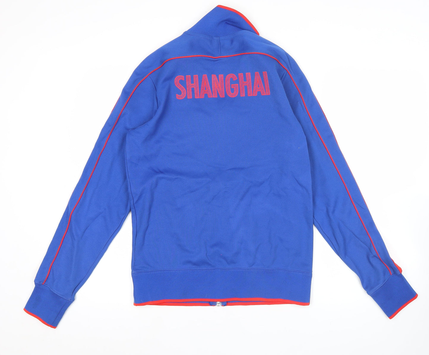 Nike Men’s Blue Track Jacket Small Football Shanghai SFC Full Zip