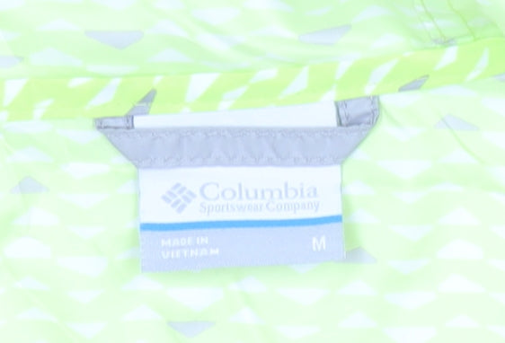 Columbia Womens Green M Windbreaker Jacket Lightweight Hooded
