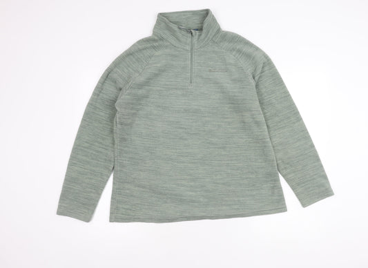 Mountain Warehouse Women’s Green Fleece Pullover Sweatshirt Size 18