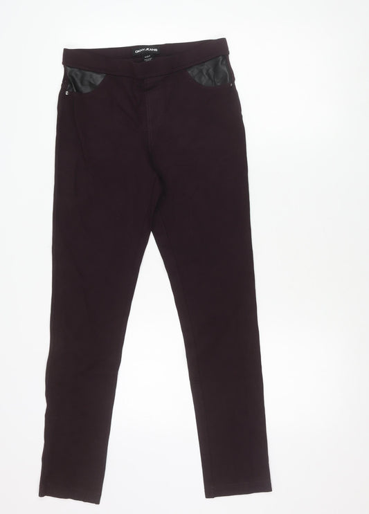 DKNY Jeans Womens Purple Jeggings Size S Skinny Stretch Denim