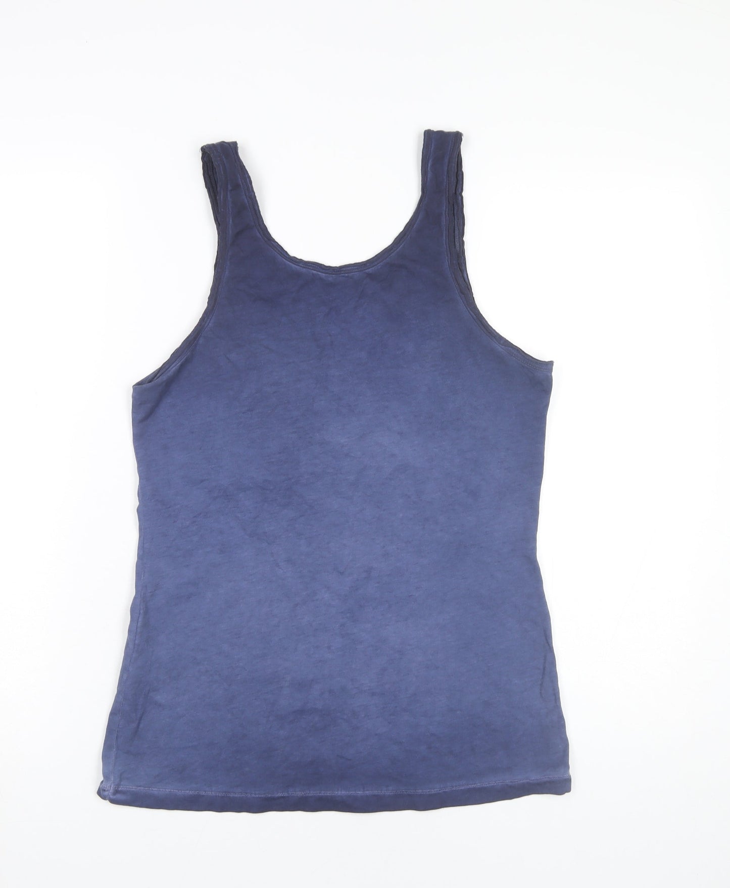 Firetrap Womens Blue Floral Tank Top Sleeveless Cotton M